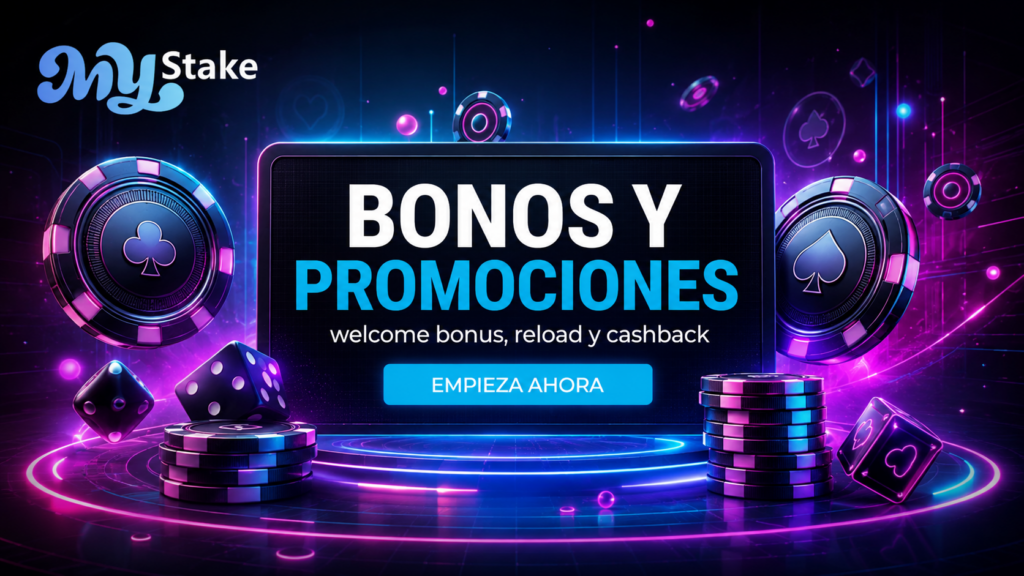 Bonos y promociones de MyStake para casino y apuestas deportivas
